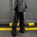 High Street Retro Distressed Wasteland Style Washed Wrinkled Flared Jeans Men's European And American Wide-Leg Trendy_mkmklike.com