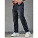 Men's Straight Fit Jeans - Soft & Comfortable Stretch Denim Pants Casual (Light Blue, Dark Gray, Royal Blue, Ink Black, Peacock Blue, Sky Blue)_mkmklike.com