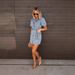 Women’s Clothing Autumn New Products Casual Women's Wear Loose Fashion Sexy Denim Short Sleeved Dress_mkmklike.com