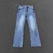 Men's Ice Blue Distressed Jeans - Cracked Wash Straight-Leg Denim Pants (Light Blue, S-XXL)_mkmklike.com