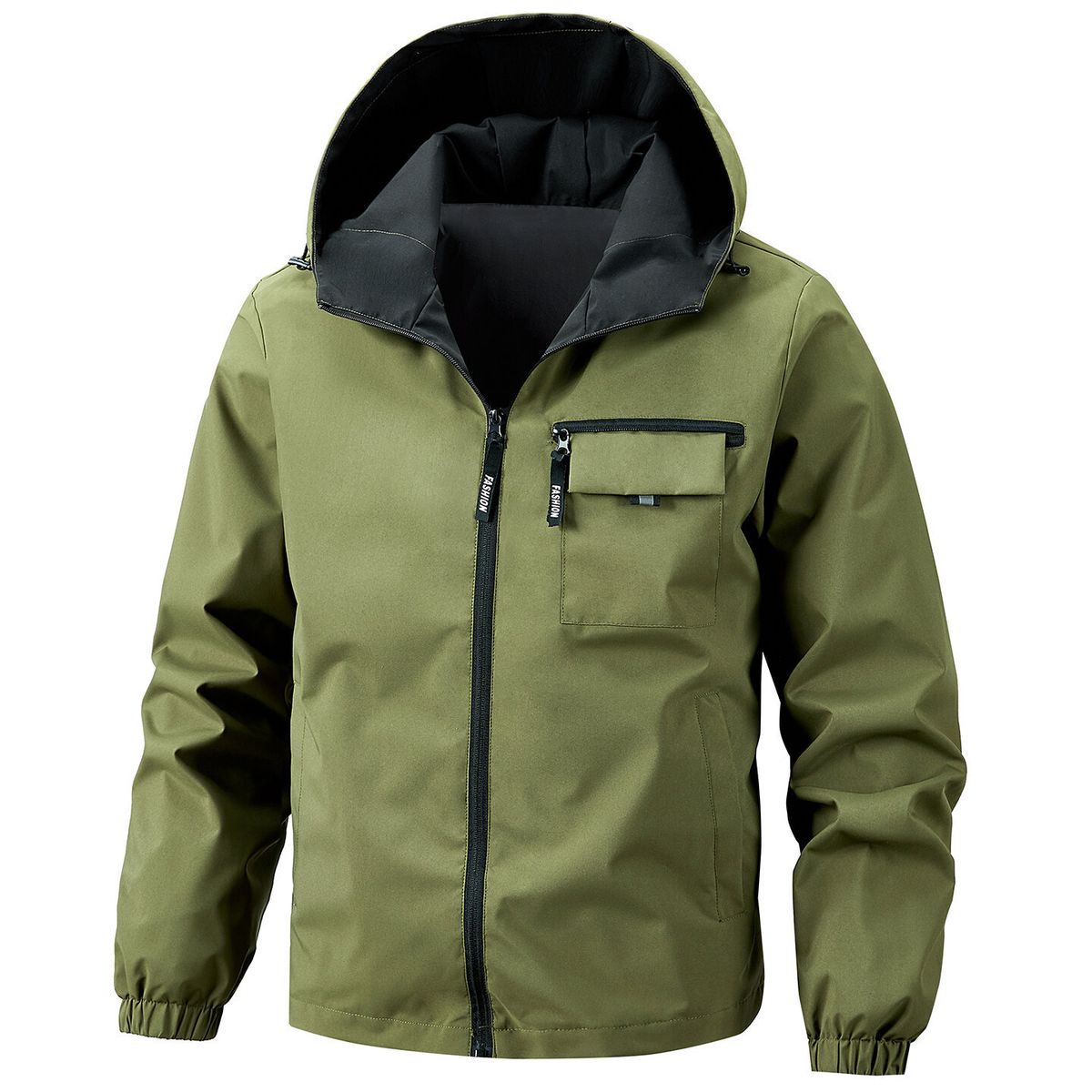 New Spring And Autumn Men's Hooded Waterproof Outdoor Jacket, Versatile Casual Coat_mkmklike.com