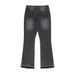 Women's Clothing Vintage Washed Flare Jeans For Women, Distressed Patchwork Denim Pants With 70s Retro Style (S-XL, Blue/Black)_mkmklike.com