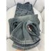 Women's Clothing High Waist Star Pattern Wide Leg Jeans Retro Loose Hip Covering Slimming Large Size Straight Trousers_mkmklike.com