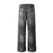 American Style Washed Cat Whiskers Straight-Leg Jeans For Men And Women Loose Casual Versatile Commuting Vibe Wide-Leg_mkmklike.com
