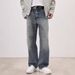 Men's Clothing High Street Retro Washed Hole Straight Jeans Men's Style Old Cleanfit Loose Wide Leg Casual Trousers Trend_mkmklike.com