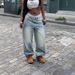 Women's Clothing Vintage Washed High Waist Straight Leg Jeans For Women - Distressed Denim Pants With Comfortable Stretch, Casual Loose Fit ( S-3XL)_mkmklike.com