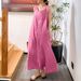 Women's Clothing new long version sling cotton and linen simple style loose pocket round neck temperament sleeveless dress _mkmklike.com