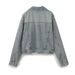 Women's Classic Denim Jacket – Versatile Long Sleeve Coat For Casual & Office Wear (XS/S/M/L, Grey)_mkmklike.com