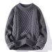 Chicco Cross-Border Hot-Selling European Plus Size Knitted Sweater For Men Women, Autumn And Winter, Round High Neck,_mkmklike.com