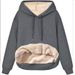 Women's Clothing warm pocket hooded sports sweatshirt jacket_mkmklike.com