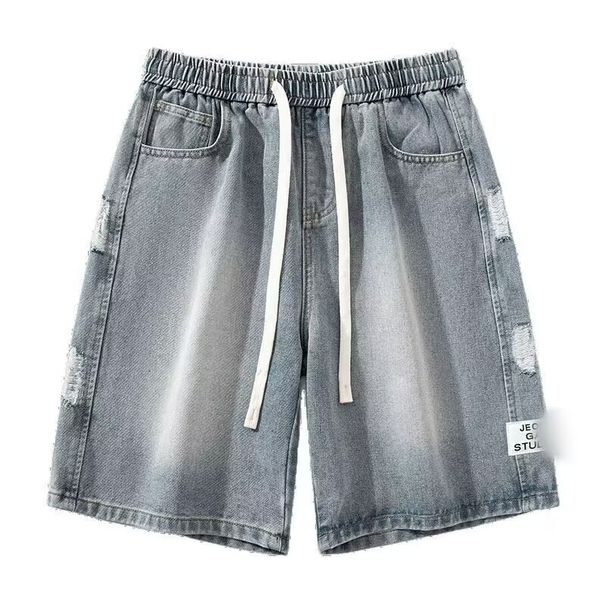 Men's Lightweight Denim Shorts - Stretchable Casual Summer Shorts With Straight Cut For Comfort & Style (Blue, S-3xl)_mkmklike.com