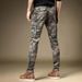 Men's Clothing Youth Spring And Autumn Camouflage Work Jeans Men's Slim Fit Skinny Foot Trendy Casual Long Pants Straight Men_mkmklike.com
