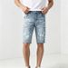 Men's Clothing Men’s Stretch Denim Shorts – Trendy Splatter Paint Design, Relaxed Fit (Sizes S-2XL)_mkmklike.com