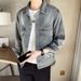 Spring And Autumn New Denim Casual Handsome Lapel Jacket Versatile Light Mature Trend Brand Men's Clothing_mkmklike.com