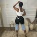 Women's Stretch Denim Flared Pants - Patchwork Bootcut Cropped Jeans (Light Blue) | Retro Streetwear & Casual Chic_mkmklike.com