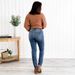 Women's Slim Fit Stretch Denim Jeans - Mid Rise Straight Leg Skinny Pants For Petite Mid Waist Elastic Slim Fit Straight Denim Pencil Pants_mkmklike.com