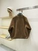 Version Of Guanxi's Same Style! Reversible LP Autumn Winter Lamb Wool Unisex Loose Teddy Jacket Padded Coat_mkmklike.com