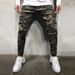 Men's Clothing Camouflage Overalls Multi Pocket Small Feet Elastic Slim Fashion Jeans_mkmklike.com