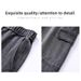 Men's American Vintage Washed Cargo Jeans, Multi-Pocket Utility Loose Wide Leg Denim Pants_mkmklike.com