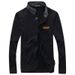Men's Clothing high quality leather label sweatshirt, versatile cardigan, men's simple jacket, autumn clothing hot sale 9955_mkmklike.com