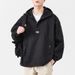 American Style Trendy Brand Hooded Autumn Winter Men's Sweatshirt Windbreaker Outdoor Windproof New Half-Zip Pullover_mkmklike.com