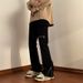 Nordmann European And American High Vibe Pants For Men, Niche Design, Slightly Flared Workwear, Functional Pockets, Zipper,_mkmklike.com