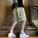 American Retro Yellow Mud-dyed Denim For Men, Summer Thin Style, Trendy Brand Workwear Pants, Unique Design Niche_mkmklike.com