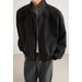 Rero Sand-Collar Fligh For Men, Sylish And Sophisicaed Cleanfi Coa, American Syle Shor Shoulder Baseball_mkmklike.com