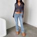 Low-Rise Flared Jeans For Women – Vintage Washed Stretch Denim Pants (Slim Fit, Bootcut, 4 Colors, XS-L, Y2K Streetwear Style)_mkmklike.com