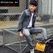 Loom Men's Suit Korean Trendy Jacket Classic Coat European And American Style Denim Clothes Pants High-Quality Two-Piece Set_mkmklike.com