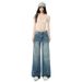 2026 Spring Low-Waist Washed Loose Straight American Retro Jeans For Women, Winter Casual Pants_mkmklike.com