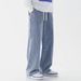 Men's Clothing Loose Straight Leg Youth Style Vintage Loose Fit Jeans For Men - Oversized Straight-Leg Denim Pants In Retro Blue/Gray/Navy (M-5XL)_mkmklike.com