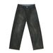 EF JEANS | 2024 New American Street Old Retro Coated Washed Jeans Straight Mopping Casual_mkmklike.com