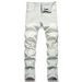 Men's Clothing Jeans, High Stretch, Ripped, Slim Fit Jeans, Men's Jeans_mkmklike.com