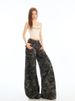 American High Street Workwear Wide-Leg Camouflage Jeans For Petite Women 2026 New High-Waisted Slimming Loose Straight_mkmklike.com