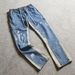 Vintage Washed Denim Jeans – Streetwear High-Waisted Relaxed Fit With Distressed Details & Slight Flare (S-3XL)_mkmklike.com