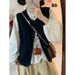 Chicco Early Autumn Full Set Outfit French Fashion Layered Denim Vest Embroidered Loose Shirt + High Waist Wide Leg Pants_mkmklike.com