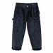 High-Street Straight Leg Washed Jeans For Men - Classic Black Denim Pants With Front Pocket Design (XL-3XL)_mkmklike.com