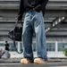 Pulse European And Wide-Leg Jeans For Men, Loose Straight-Leg New American Style Oversized Vintage High Street Pa, Cargo_mkmklike.com