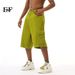 EF JEANS | 2024 Summer New American Street Simple Fruit Green Big Pocket Overalls Five-point Pants For Men And Women_mkmklike.com