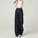 Retro Wide Leg Jeans For Women High Waist Loose Fit Pear Shape Denim Blue Autumn Winter American Style Trousers_mkmklike.com