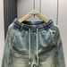 Modern Drop-Crotch Casual Trousers For Men - Loose Fit Straight Leg, Irregular Hem Design, Soft Drape Fabric, Daily Streetwear_mkmklike.com
