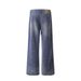 Ink Splash Ripped Jeans For Men Punk Trend Vintage Washed Floor-Length Loose Wide-Leg Straight Pants_mkmklike.com