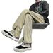 American Style Ripped Jeans Men's Summer Vibe Workwear High Street Trendy Brand Side Zipper Split Pants_mkmklike.com