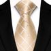Unisex Classic monochrome satin tie business casual wedding tie_mkmklike.com