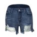 Women’s Clothing The New Popular Stretchy Ripped Tassel Women's Denim Shorts Popular Wish Super Hot_mkmklike.com