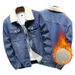 Loom Fleece-Lined Denim For Men 2024 Winter European And American Simple Elegant Slim Fit Casual Thickened Warm Men's Jacket_mkmklike.com