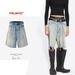 Men's Clothing Women's Spring And Summer New Cat Whiskers Torn Trousers For Men And Womenskater Distressed Raw Edge Denim Shorts_mkmklike.com