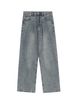 Vintage Washed Oversized Jeans – Unisex High-Waisted Relaxed Fit Wide Leg Trousers (S-3XL, Cotton Blend, Distressed Streetwear)_mkmklike.com