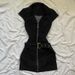 Spring And Summer New Spice Girl Retro Sleeveless Denim Dress Women's Niche Design Feeling Waist And Thin Slim Denim Skirt_mkmklike.com